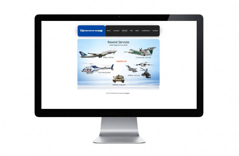 Toronto Sky Aviation - view 2 / Portfolio / Khaztech - Web design and development studio