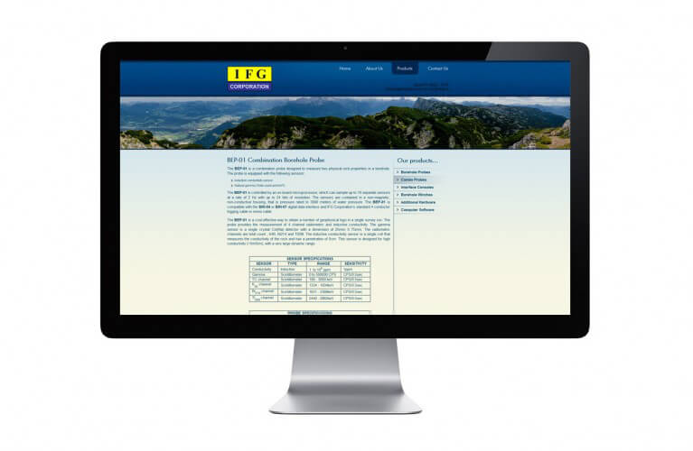 IFG Corporation - view 2 / Portfolio / Khaztech - Web design and development studio